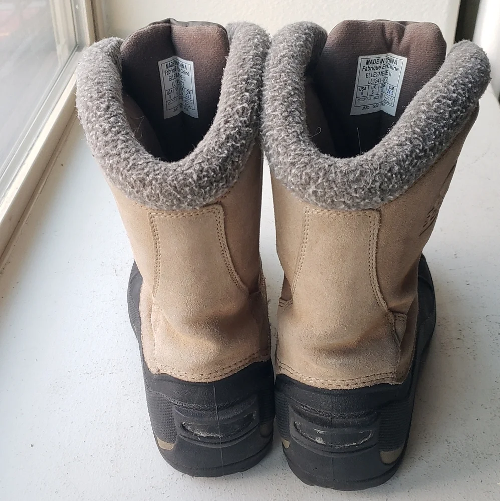 Sorel Ellesmere LL1241-272 Tan Leather Winter Boots - Picture 4 of 14